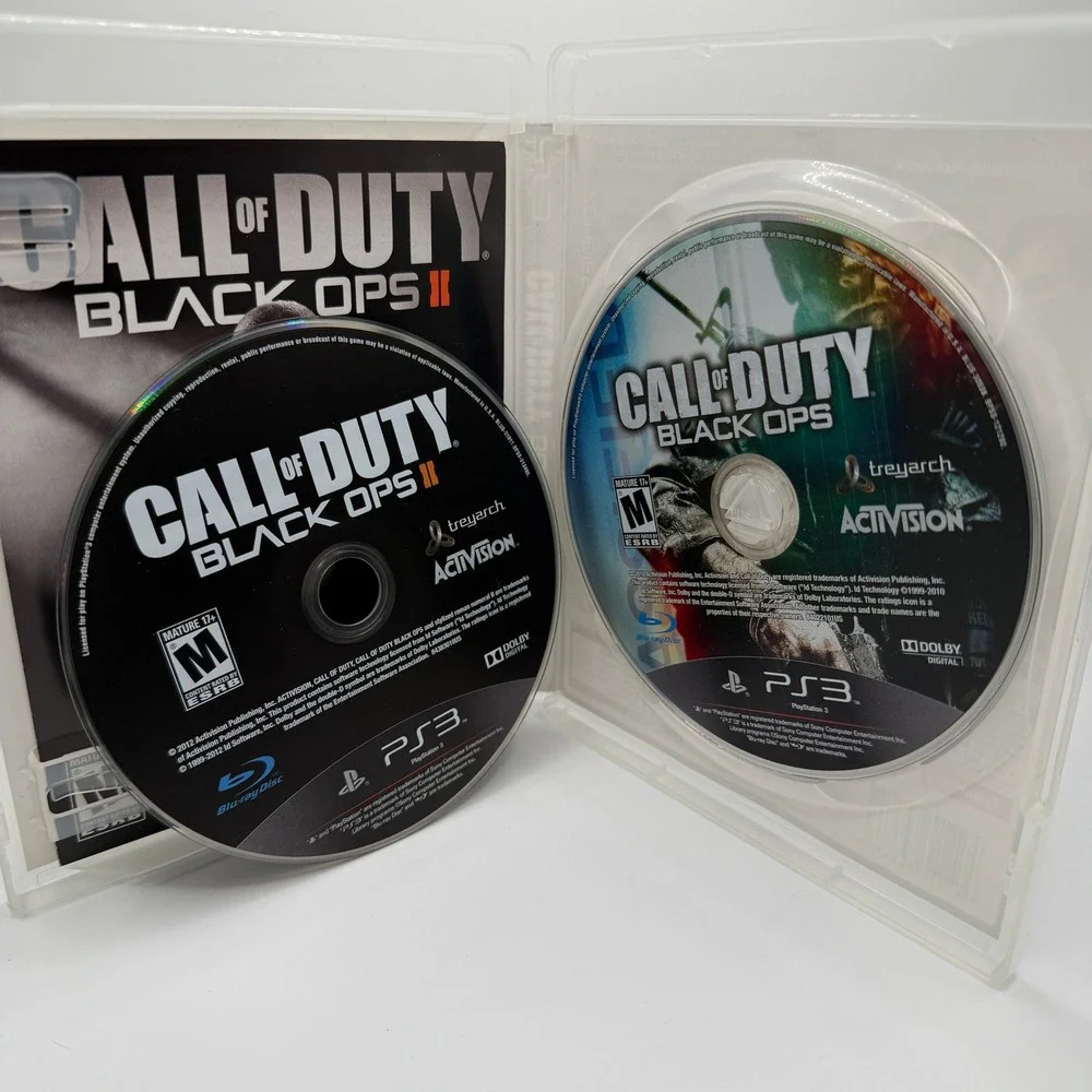 Call of Duty Black Ops 1 & 2 II BONUS Black Ops Disc Sony PS3 PlayStation 3